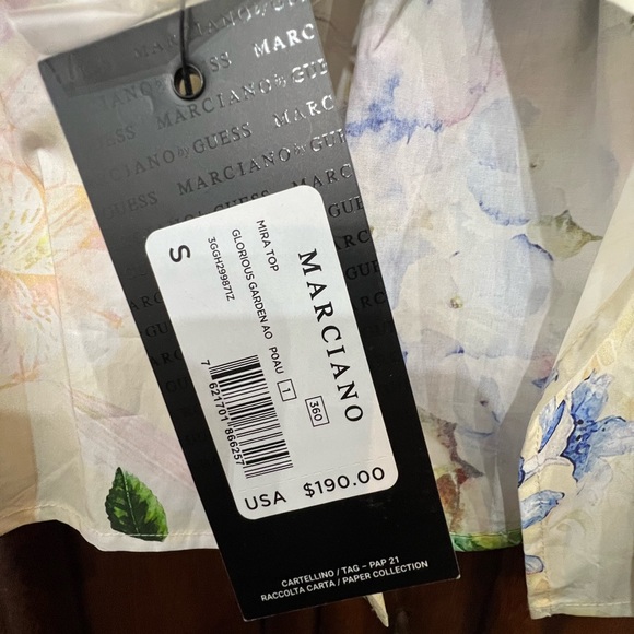 Marciano by Guess Mira Top 
Glorious Garden NWT - Picture 9 of 9